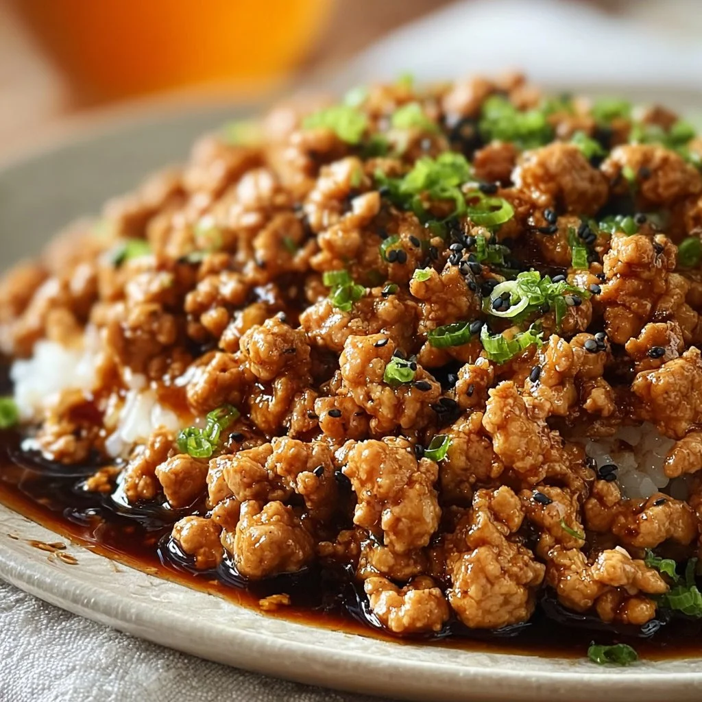 Honey Garlic Ground Turkey
