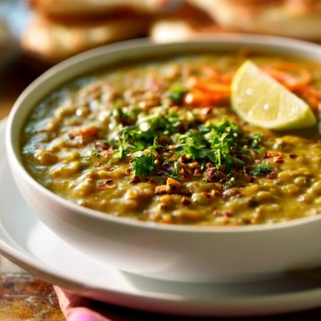 Indian Green Lentil Stew