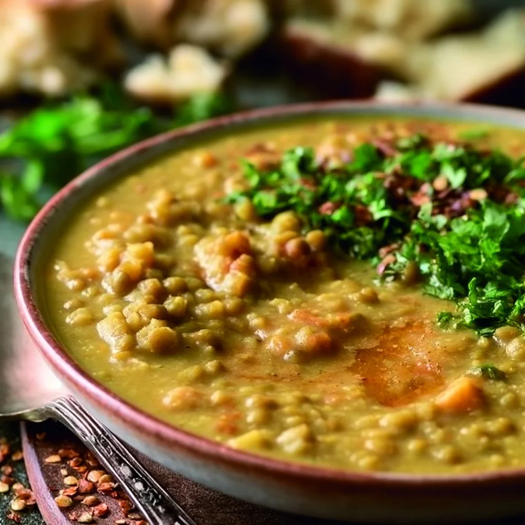 Indian Green Lentil Stew