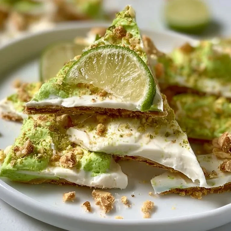 Delicious Key Lime Yogurt Bark topped with fresh lime zest and coconut flakes.