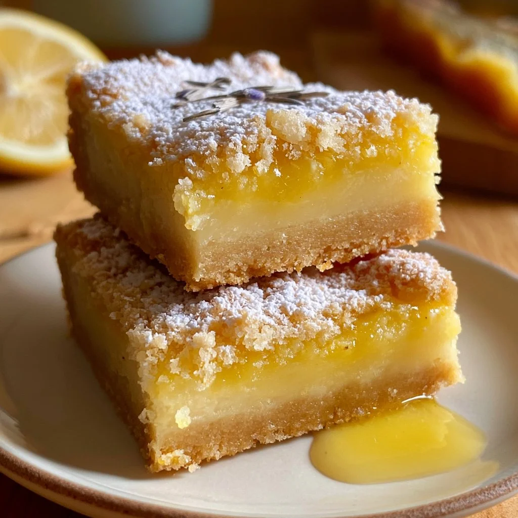 Lavender Lemon Bars