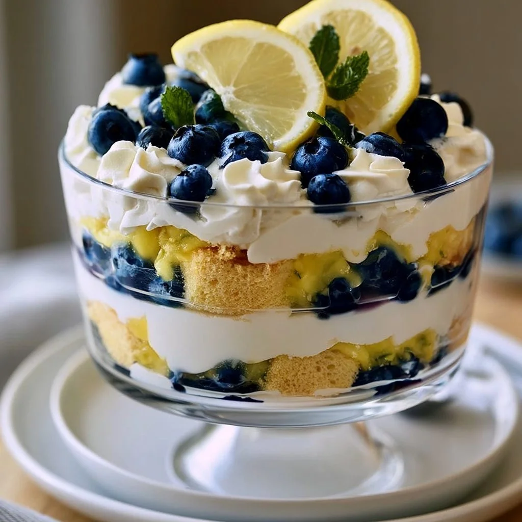 Lemon Blueberry Trifle