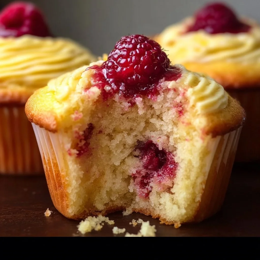 Lemon Raspberry Cupcakes
