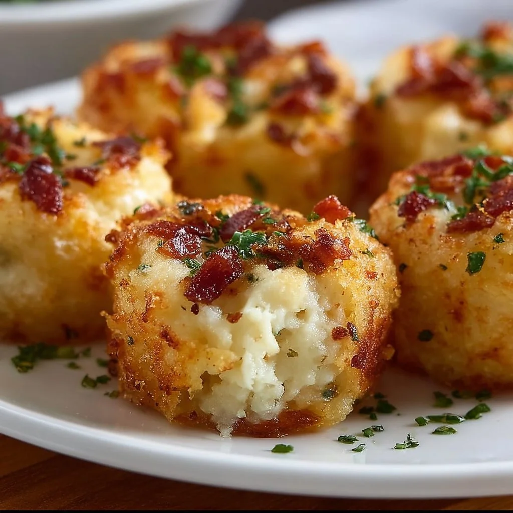 Loaded Mashed Potato Bites