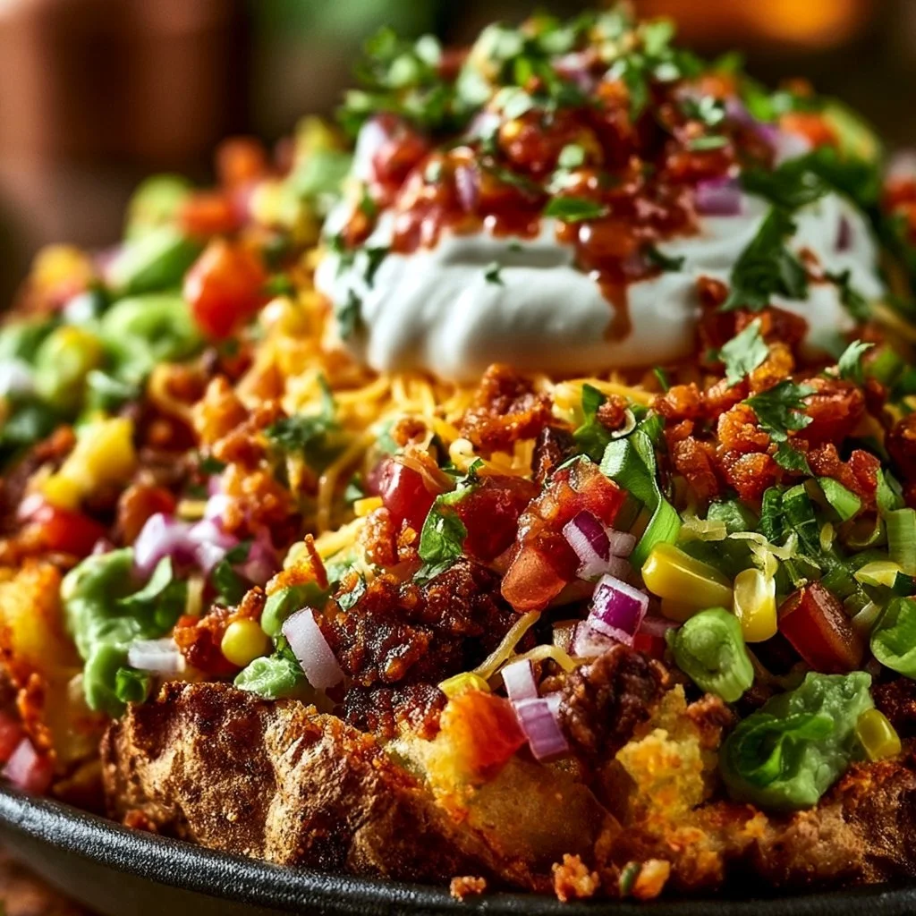 Loaded Potato Taco Bowl