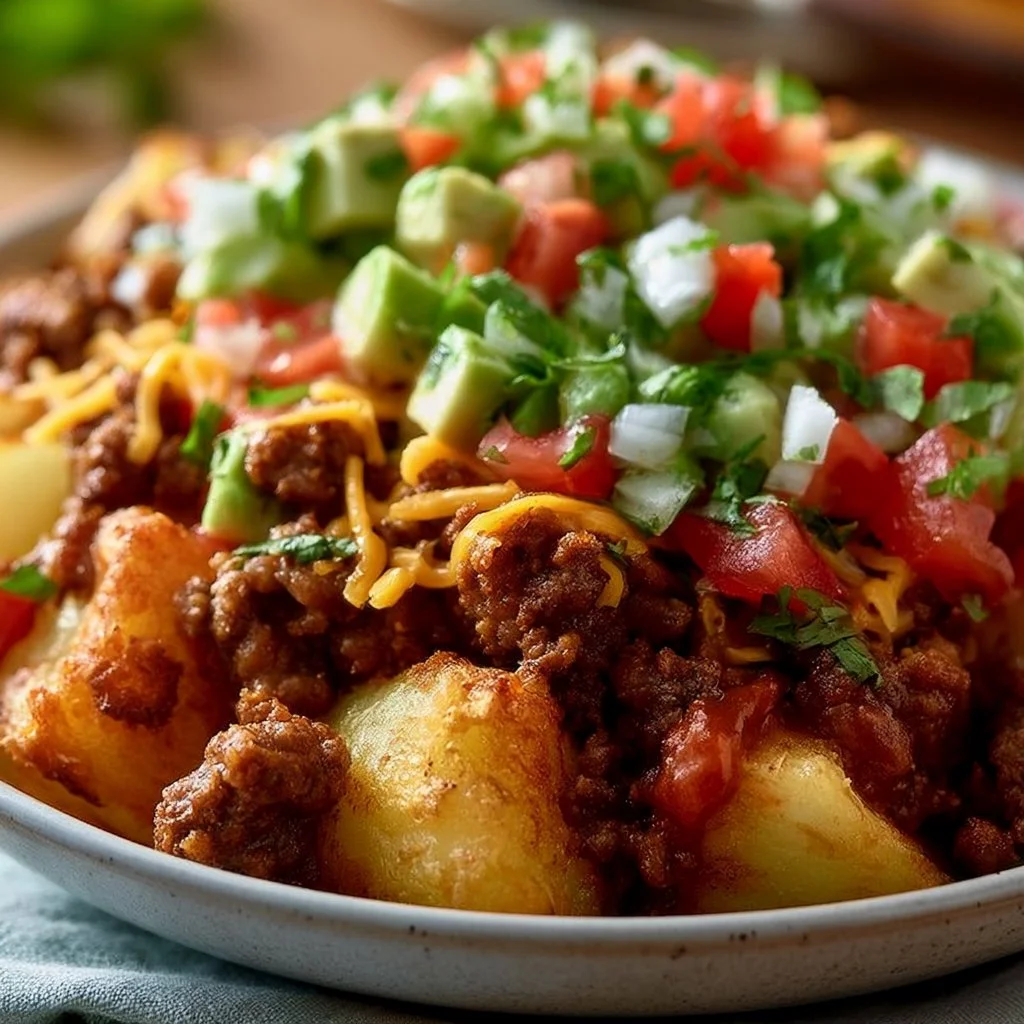 Loaded Potato Taco Bowl