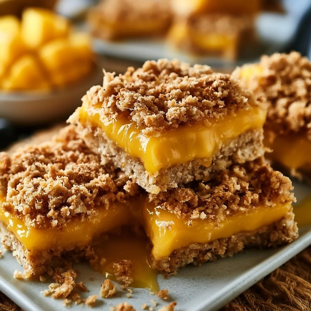 Mango Oatmeal Bars