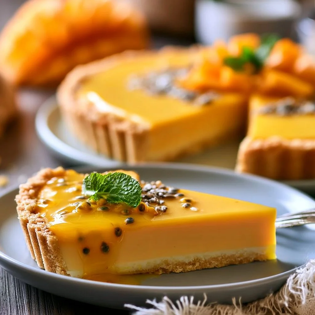 Mango Passionfruit Tart