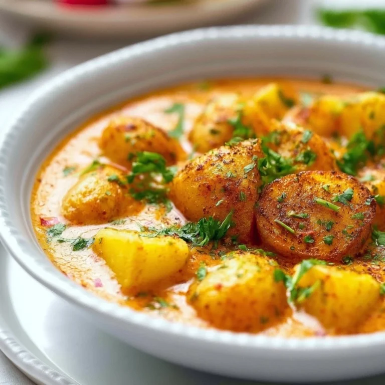 Delicious Massaman Curry served with roasted potatoes in a vibrant bowl.
