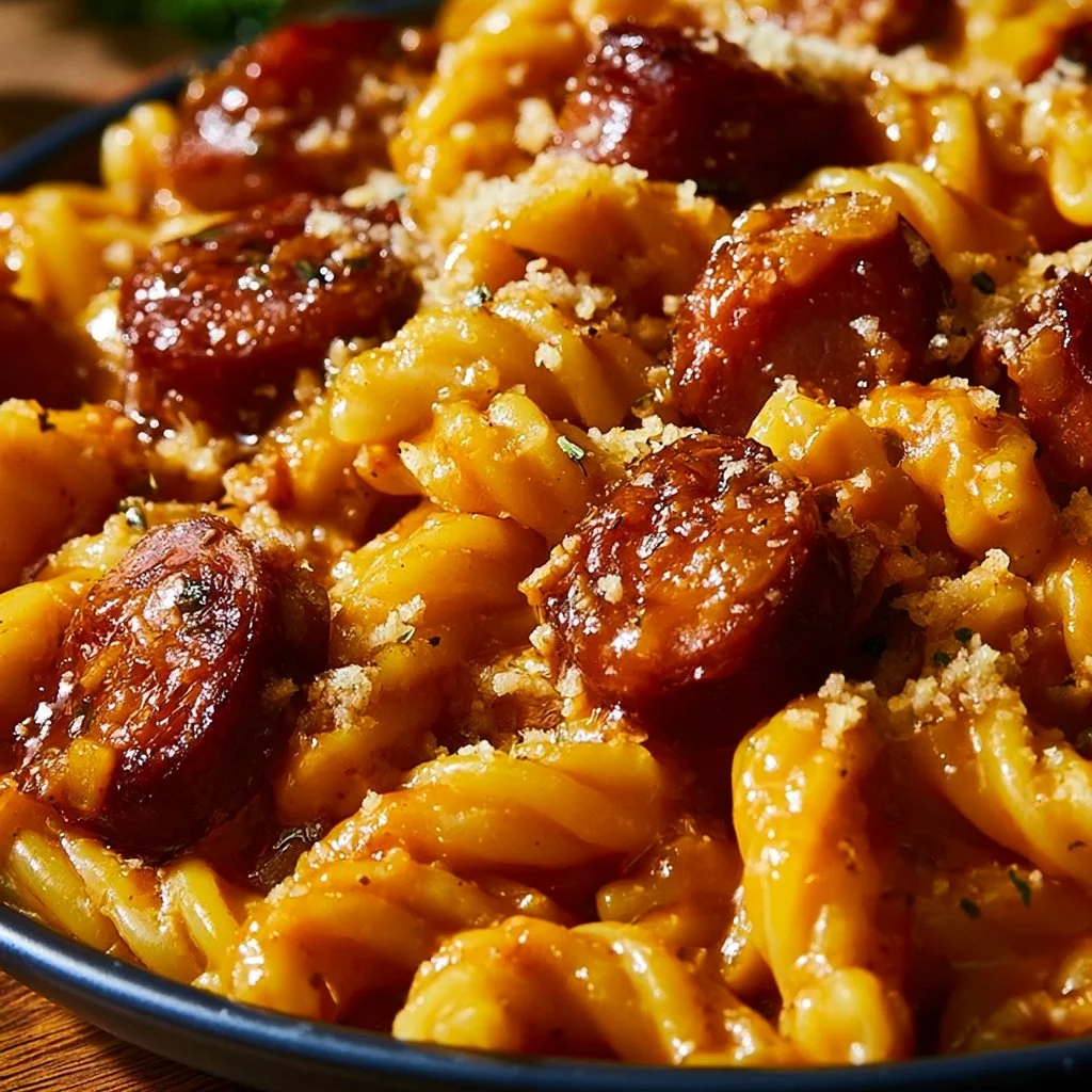 One-Pot Honey BBQ Sausage Pasta