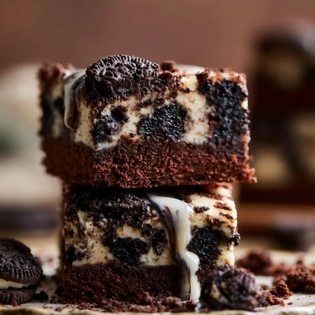 Oreo Cheesecake Brownies