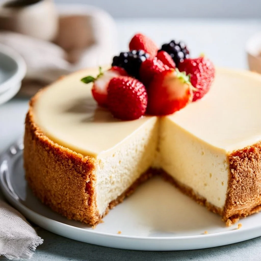Original American Cheesecake with Cookie Crust
