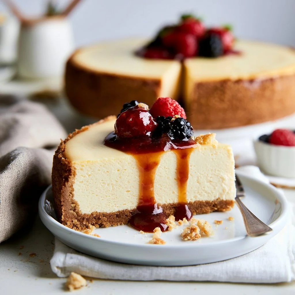 Original American Cheesecake with Cookie Crust