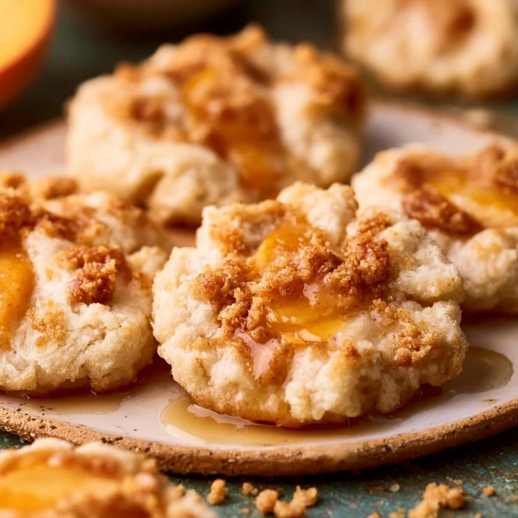 Peach Cobbler Cookies