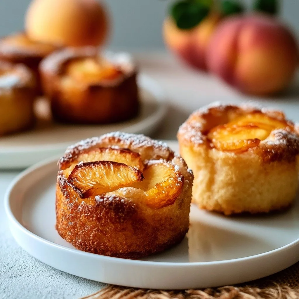 Peach Mini Cakes