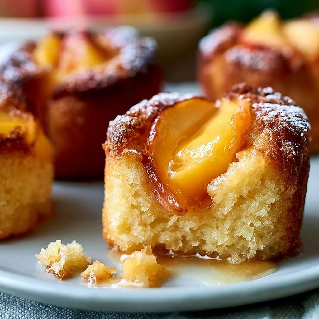 Peach Mini Cakes