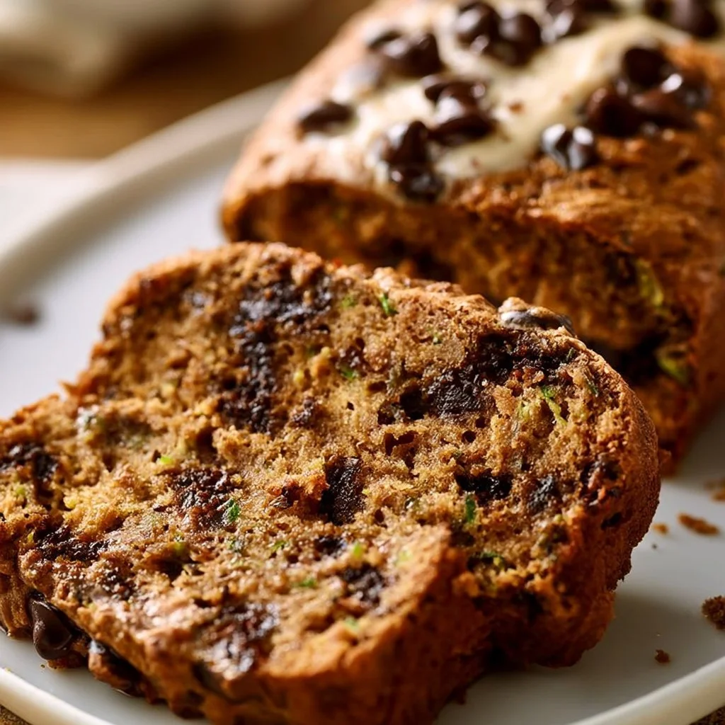 Peanut Butter Chocolate Chip Zucchini Bread