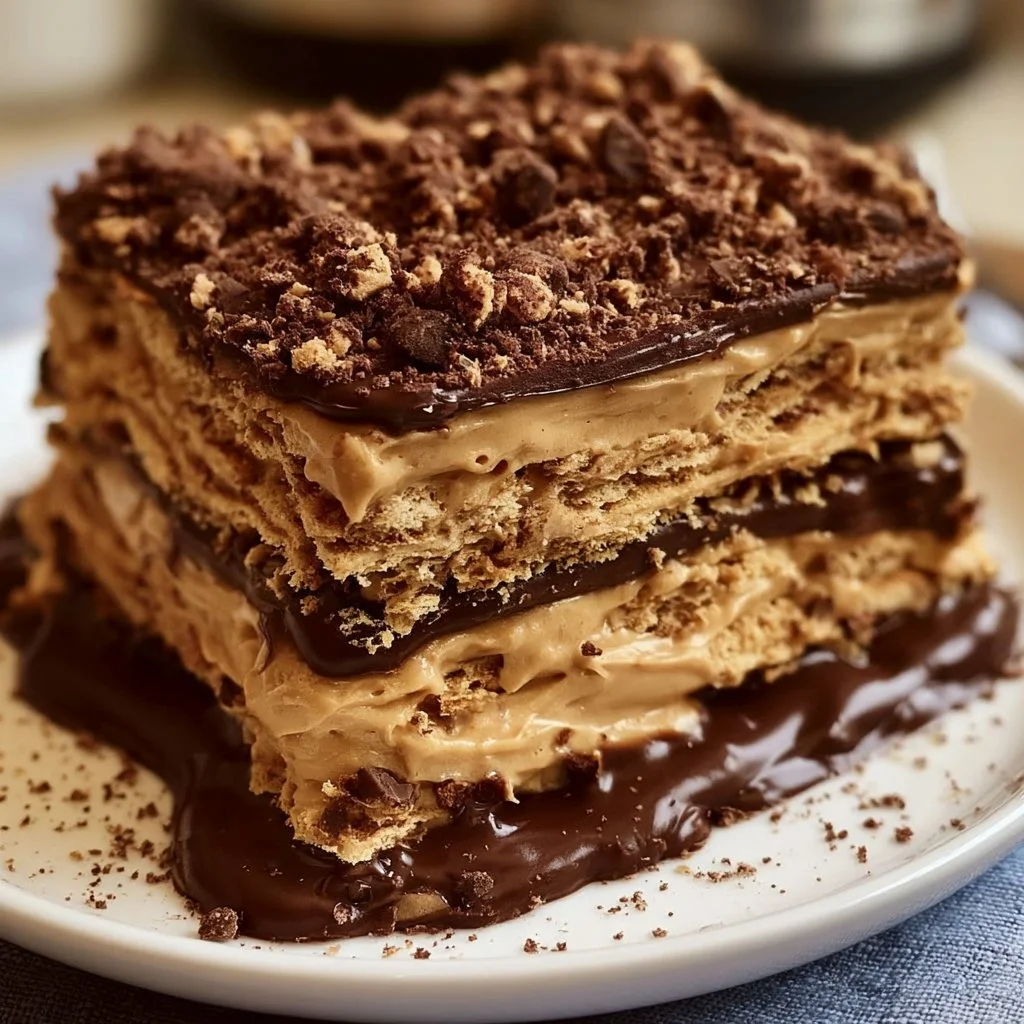 Peanut Butter Chocolate Lasagna