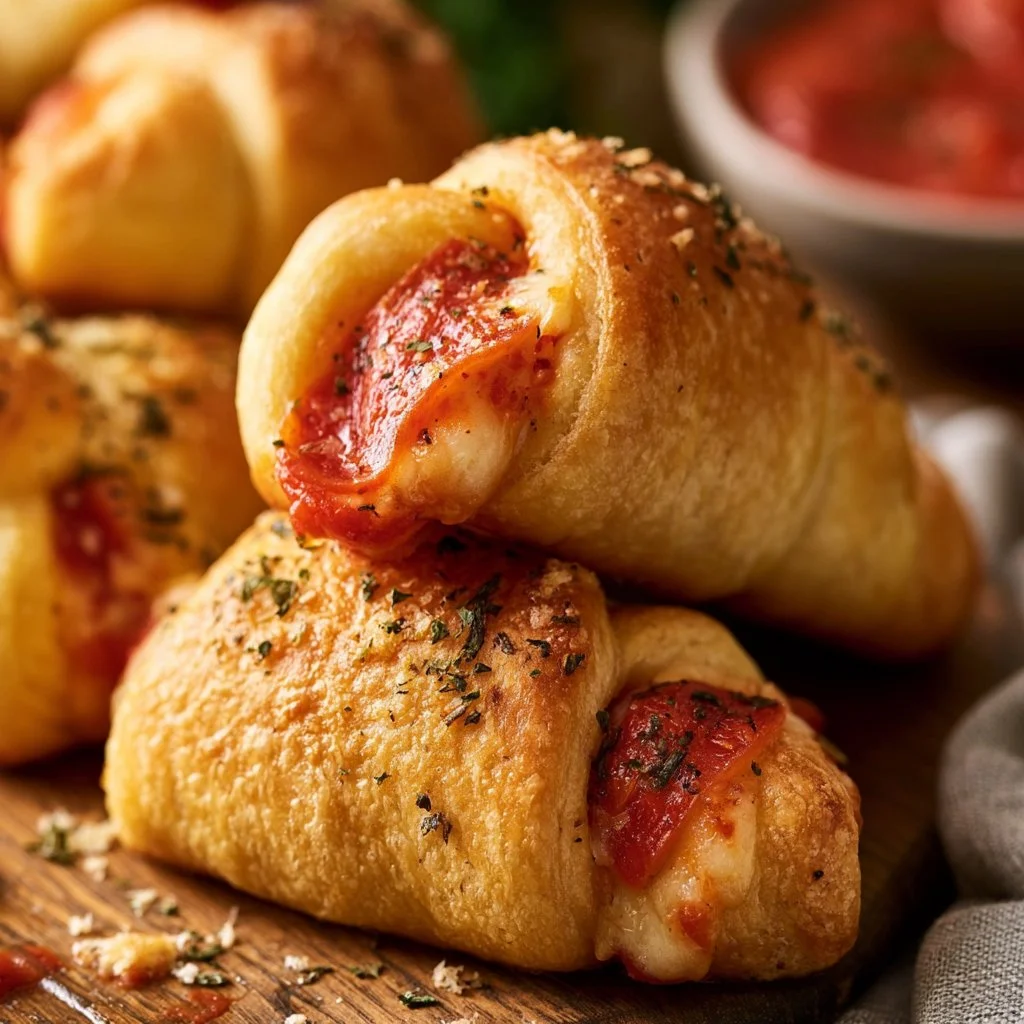 Pepperoni Pizza Crescent Rolls