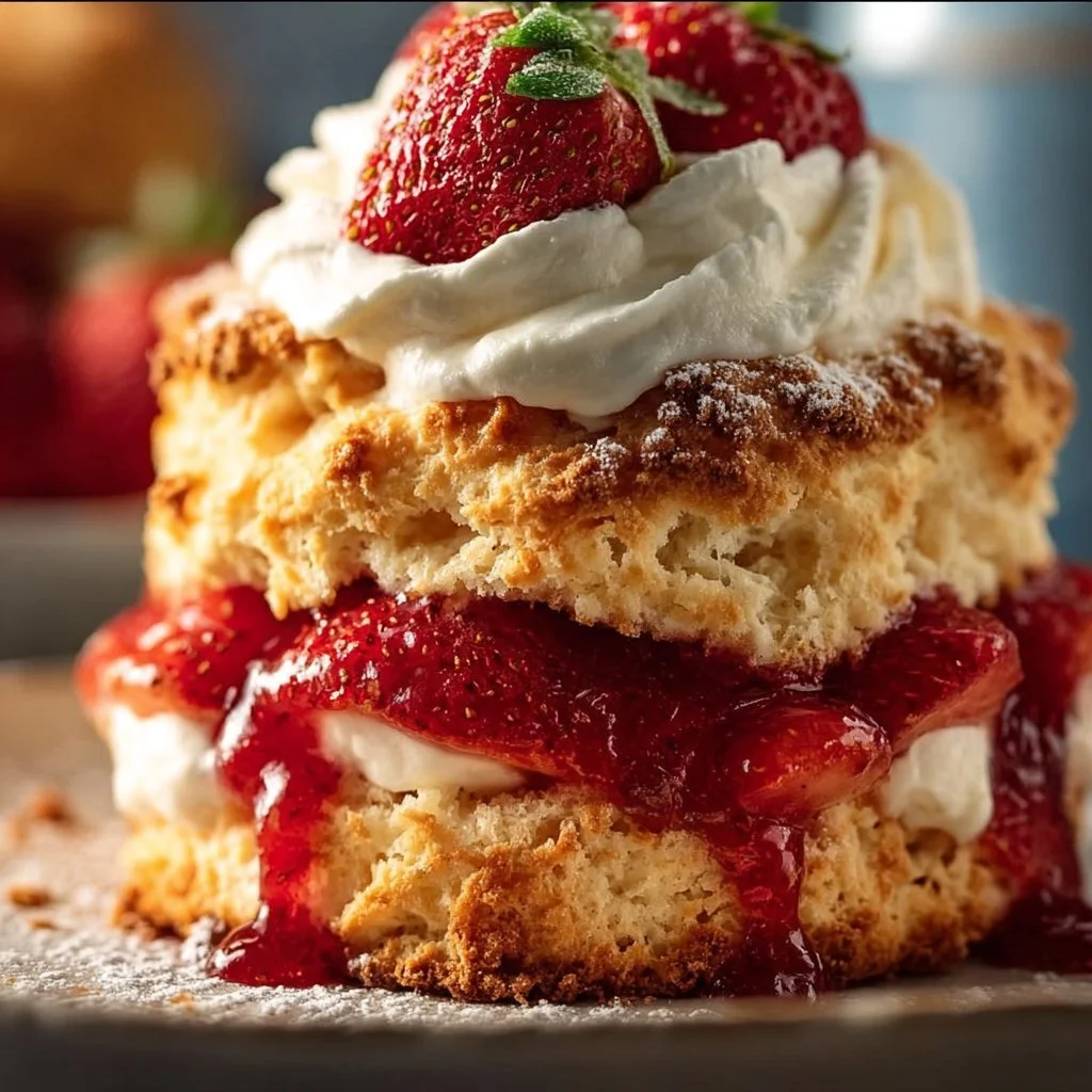 Perfect Fluffy Classic Strawberry Shortcake