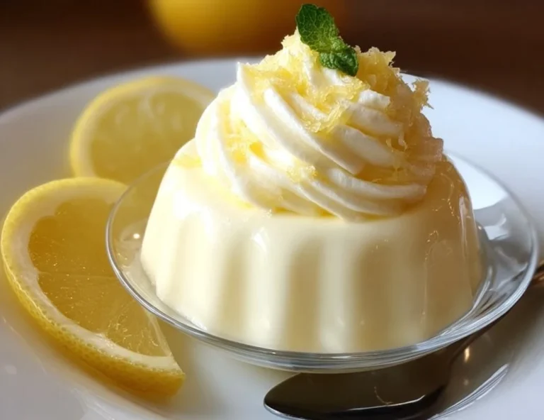 Deliciously creamy lemon mousse served in a glass with a zest garnish.