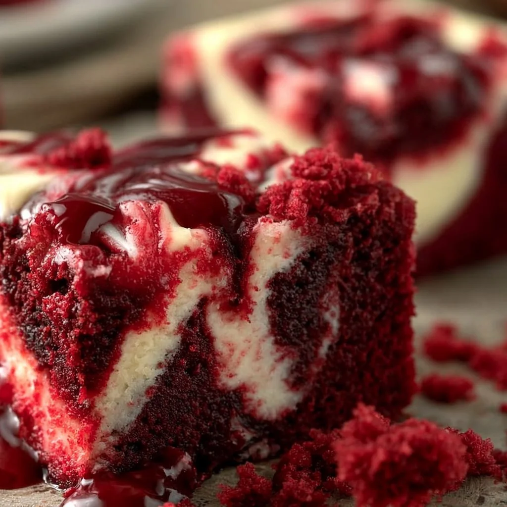 Red Velvet Cheesecake Brownies