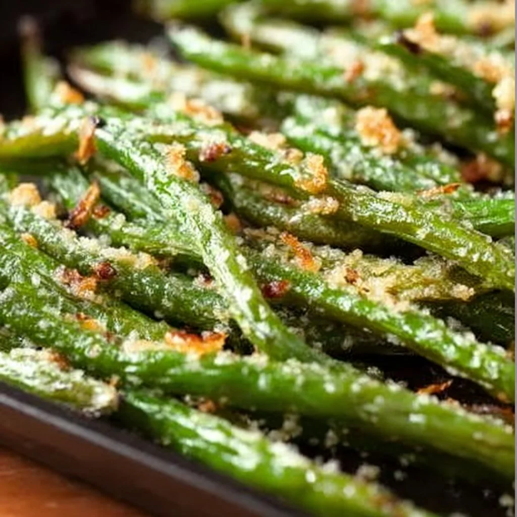 Roasted Parmesan Green Beans