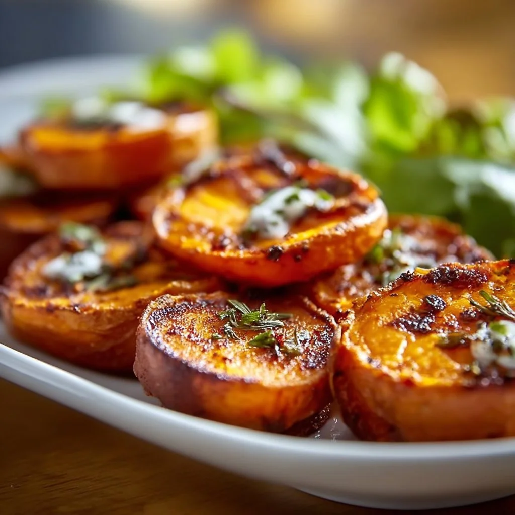 Roasted Sweet Potato Rounds Easy and Healthy