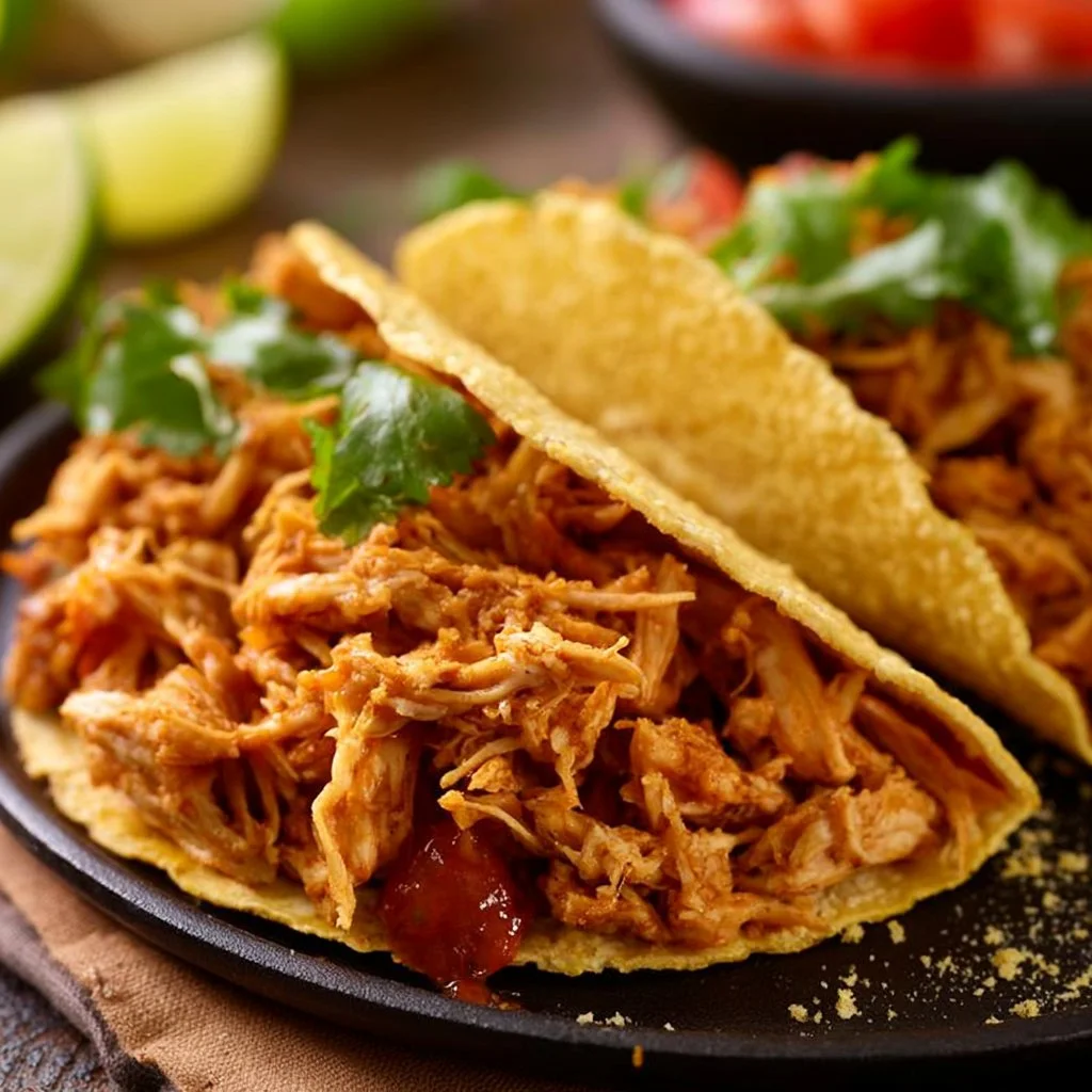 Shredded Chicken Tacos