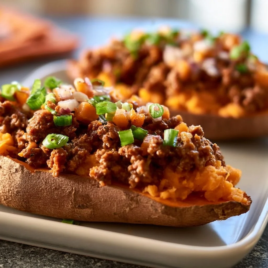Sloppy Joe Sweet Potatoes