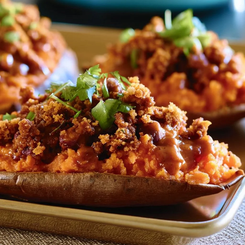 Sloppy Joe Sweet Potatoes