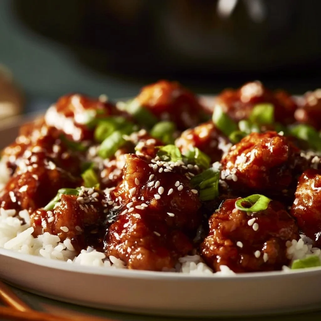 Slow Cooker General Tso's Chicken Recipe