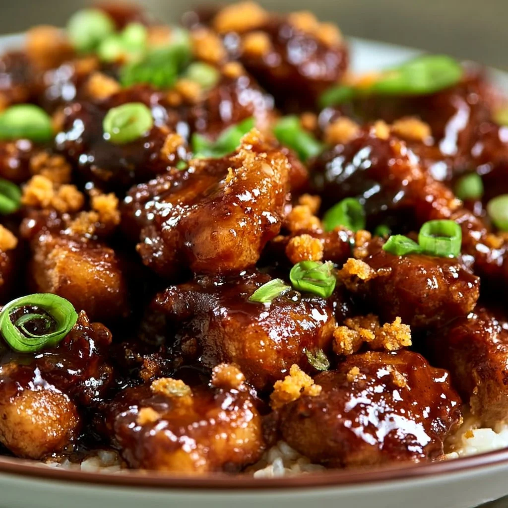 Sticky Honey Garlic Pork