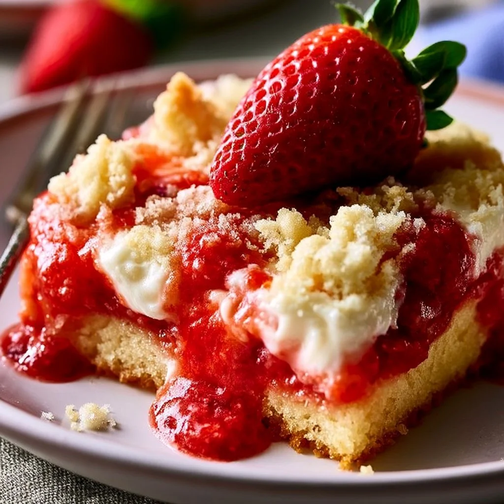 Strawberry Cheesecake Dump Cake Recipe