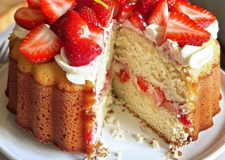 Strawberry Lemon Cake