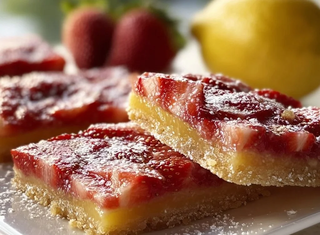 Strawberry Lemonade Bars