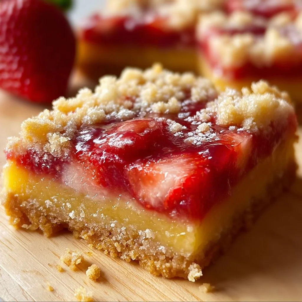 Strawberry Lemonade Bars