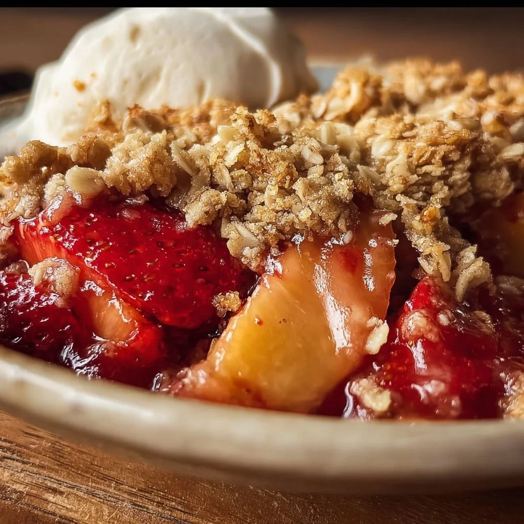 Strawberry Peach Crisp