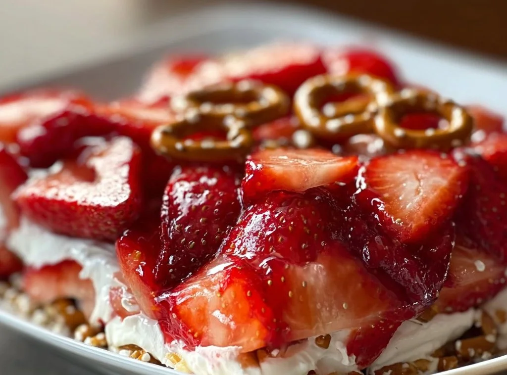 Strawberry Pretzel Salad
