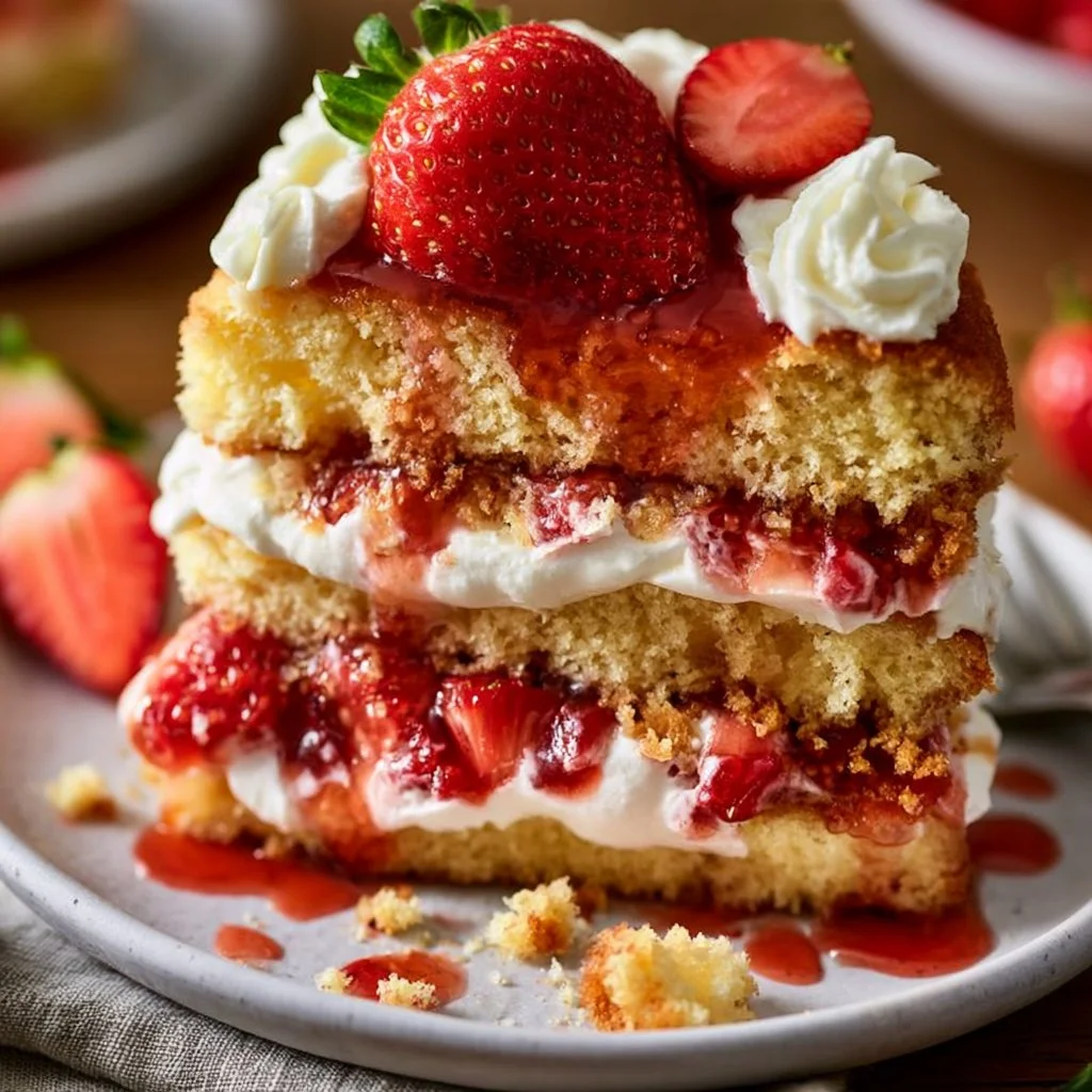 Strawberry Shortcake Cake