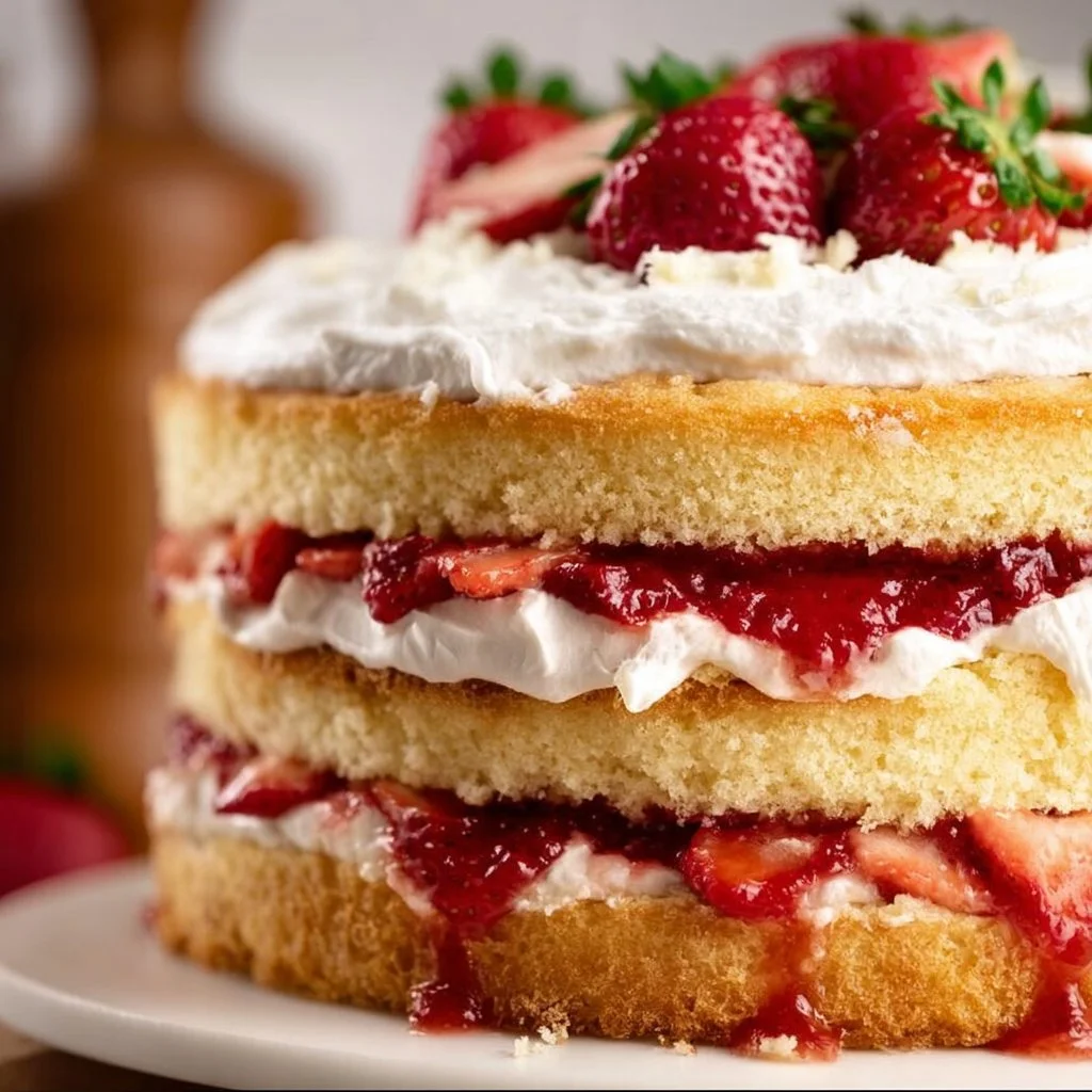 Strawberry 'Shortcake' Layer Cake