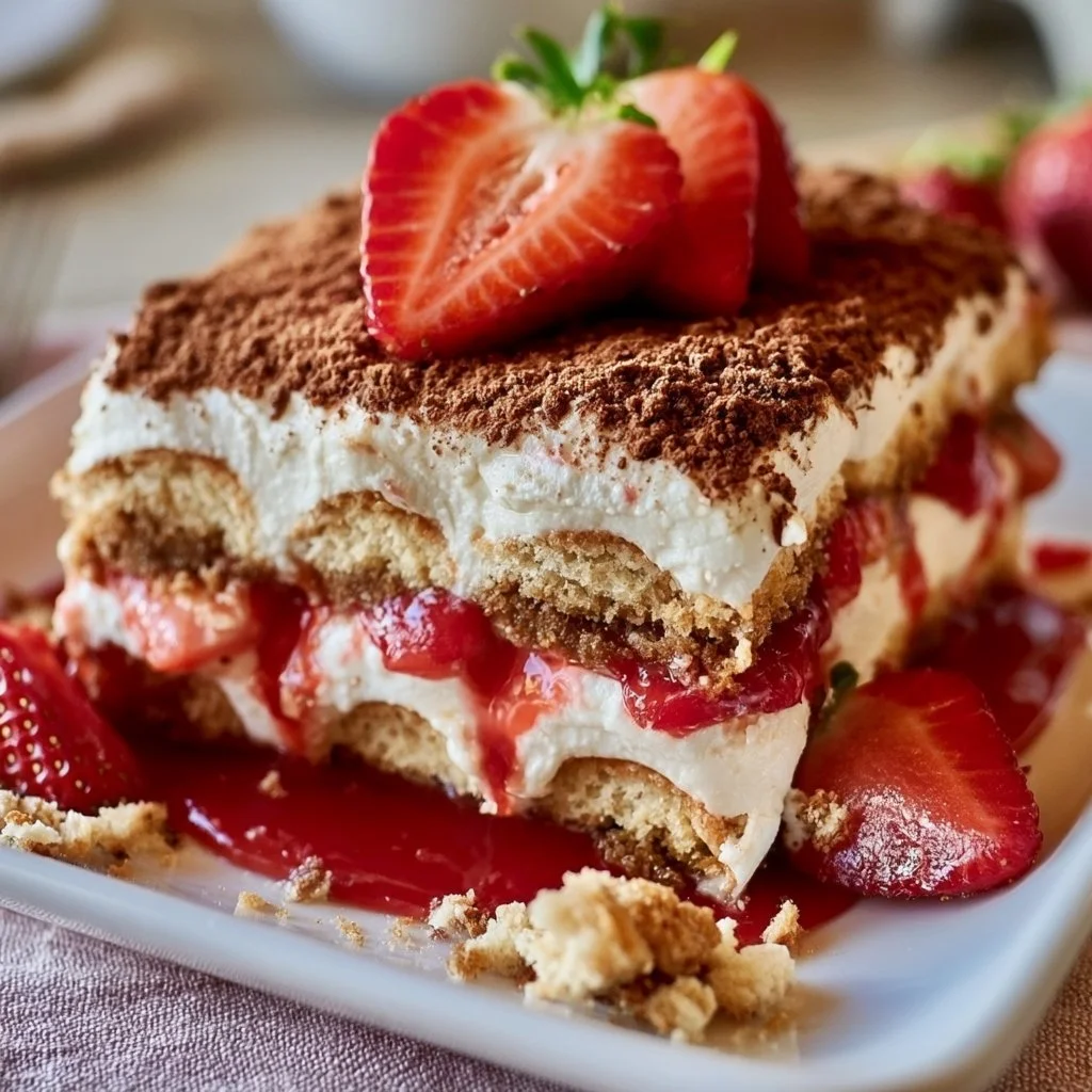 Strawberry Tiramisu