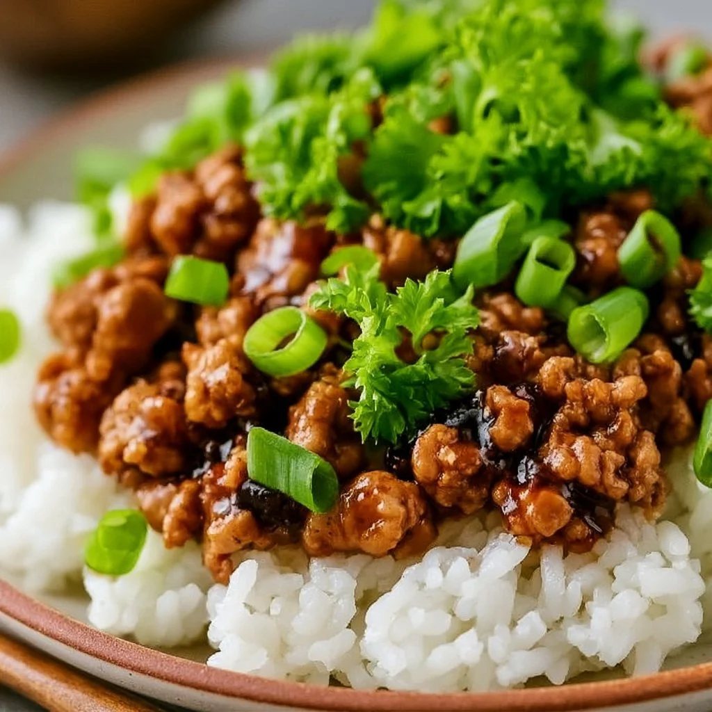Sweet and Savory Honey Garlic Ground Turkey Recipe in 25 Minutes