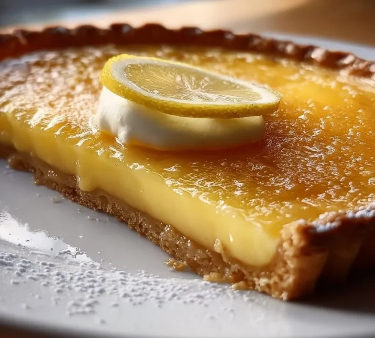 Ultimate French Lemon Tart with a crispy crust and creamy lemon filling