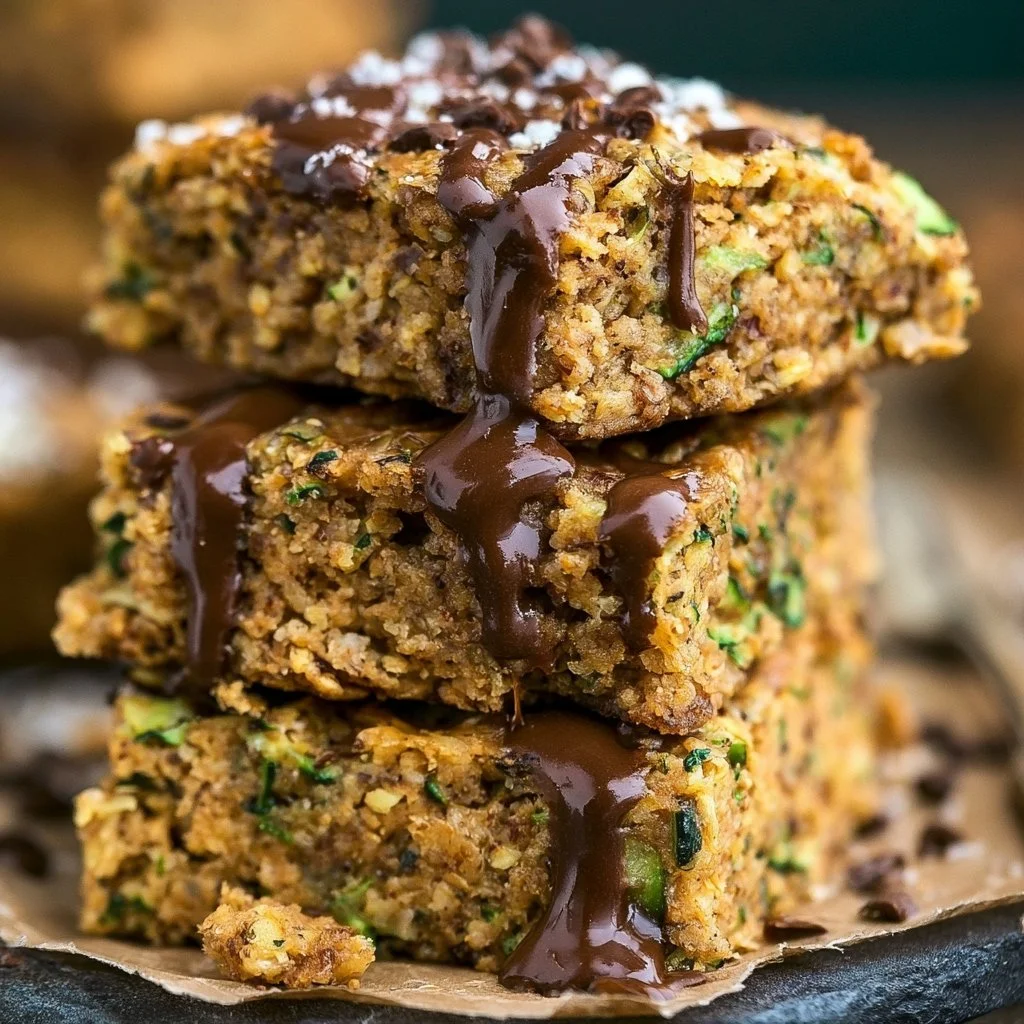 Vegan Gluten Free Zucchini Bars