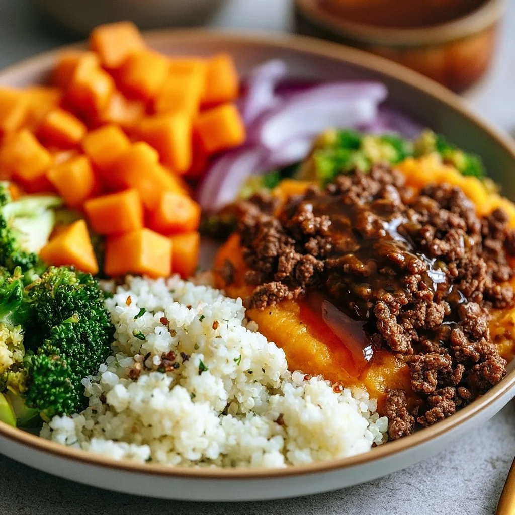 Viral Hot Honey Ground Beef Bowl — Meal Prep High Protein High Fiber