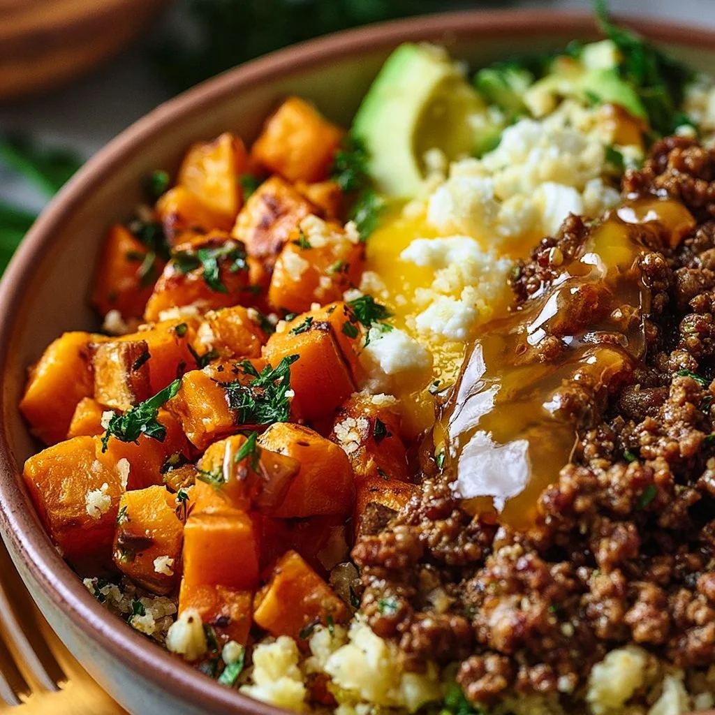 Viral Hot Honey Ground Beef Bowl — Meal Prep High Protein High Fiber