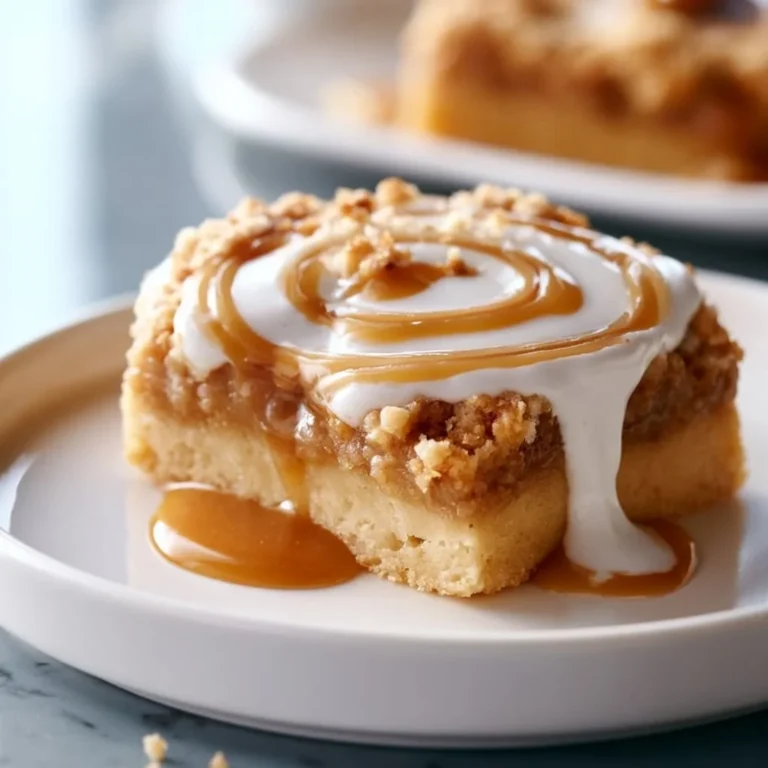 Delicious apple pie bars topped with cinnamon and apple filling