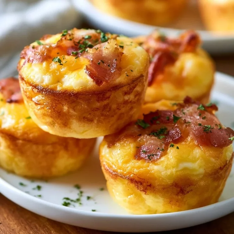 Delicious homemade Bacon Egg and Cheese Muffins for breakfast