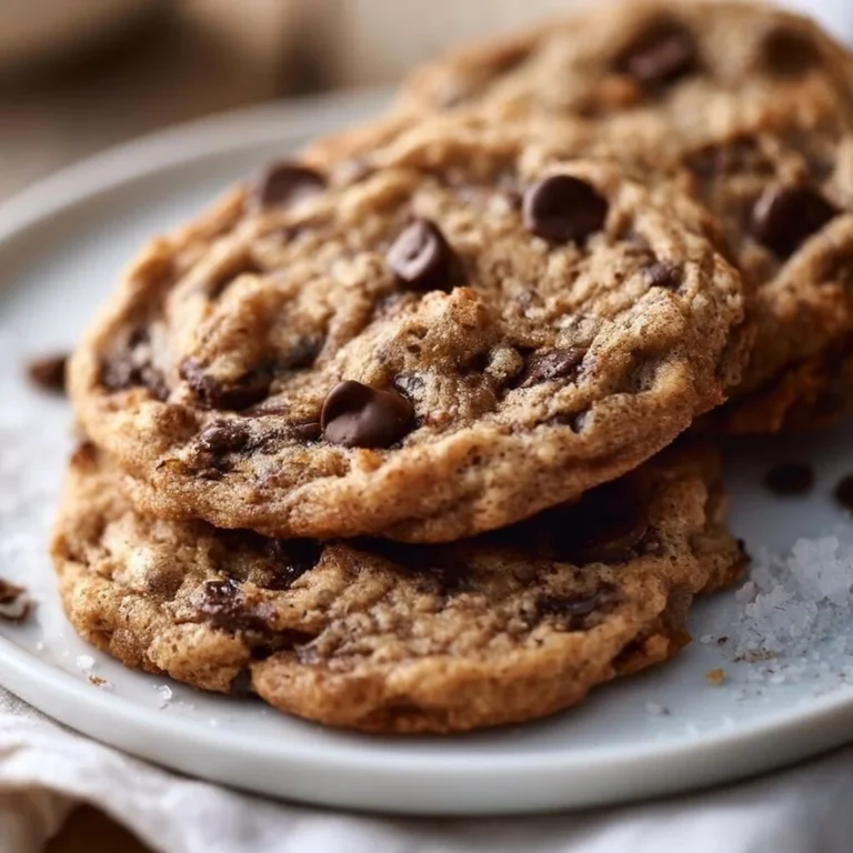 Chewy banana bread chocolate chip cookies fresh out of the oven.